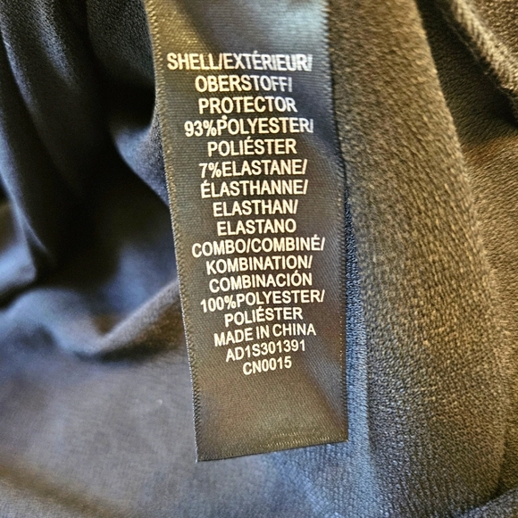 Adrianna Papell Womens Long Bubble Sleeve Top V Neck Flowy Lightweight Black M - Picture 9 of 12